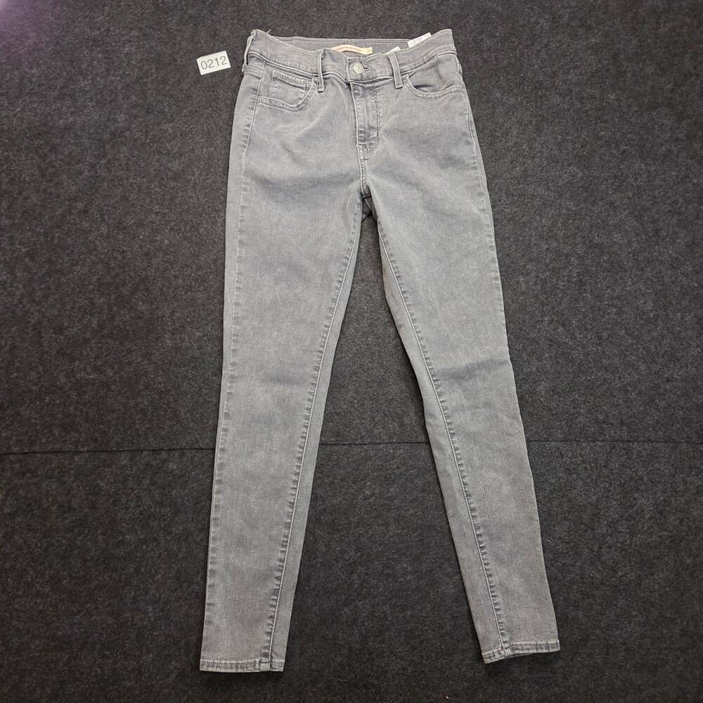 Levi's 720 High Rise Super Skinny Jeans Gray Wash Size 26